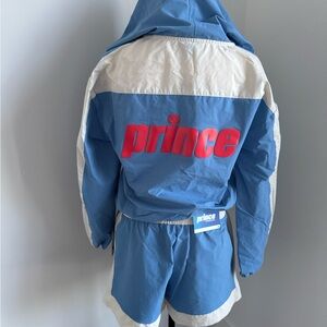 Prince Blue and White Women's Jacket